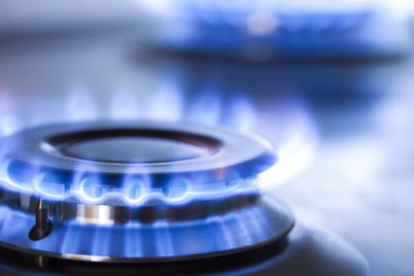 Herd wird mit Gas betrieben