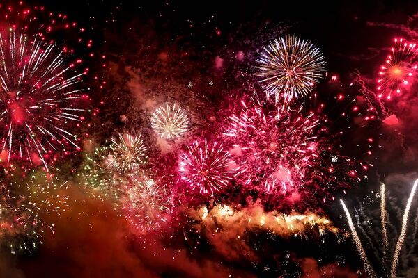 Feuerwerk an Silvester
